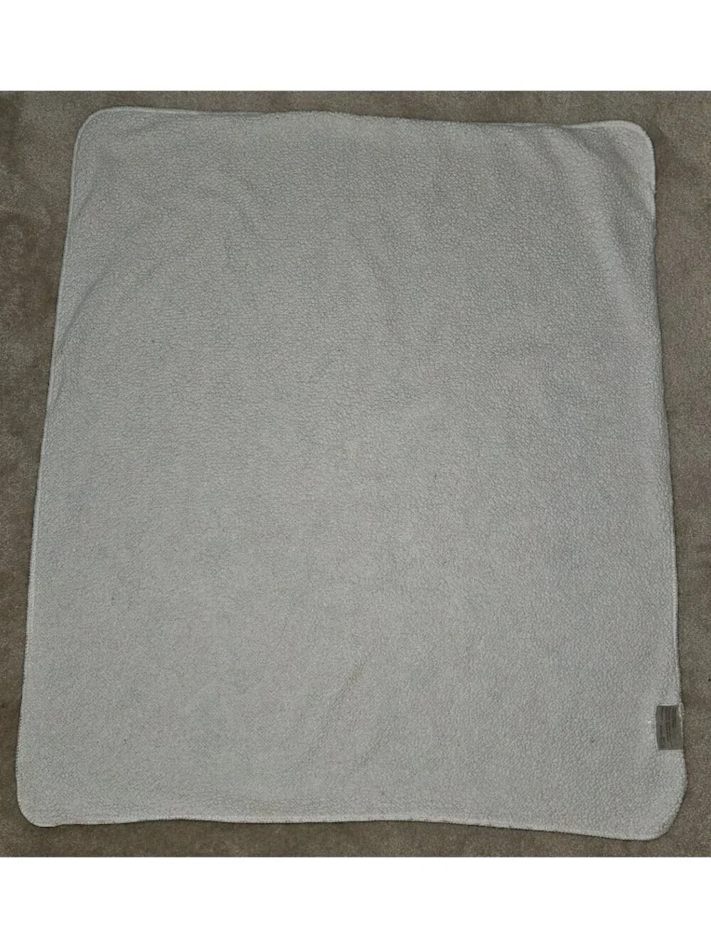 Pink Blue Green White Floral Print Baby Blanket Fleece Sherpa 119741 SL Home